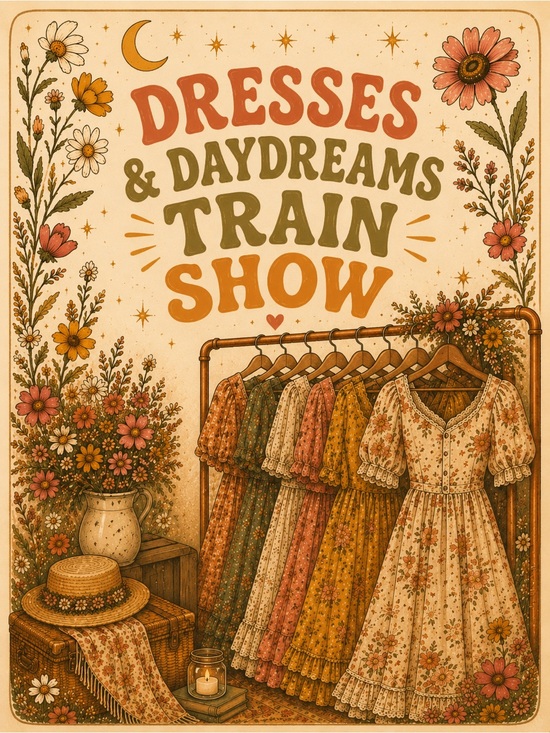 Dresses & Skirts - Dresses & Daydreams Train Show! 🌸 👗 ~ Sunday, August 23rd